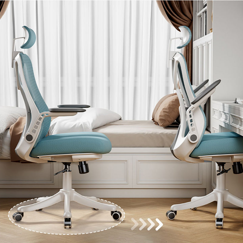 Removable Arms Office Chair Tilt Mechanism No Distressing Slide Chair with Wheels Clearhalo 'furn' 'furn_office_chair' 'Furniture' 'Office Chairs' 'Office Furniture' 'office_chair' 7677584