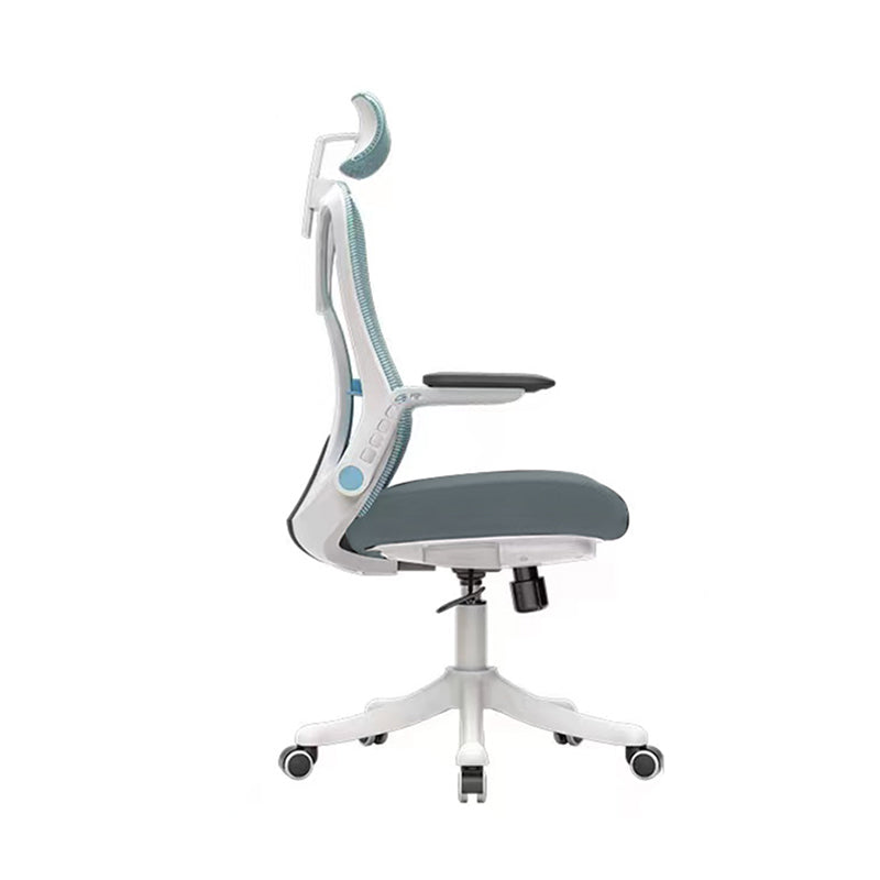Removable Arms Office Chair Tilt Mechanism No Distressing Slide Chair with Wheels Clearhalo 'furn' 'furn_office_chair' 'Furniture' 'Office Chairs' 'Office Furniture' 'office_chair' 7677588