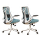 Removable Arms Office Chair Tilt Mechanism No Distressing Slide Chair with Wheels White-Blue 2 Piece Set Without Headrest Clearhalo 'furn' 'furn_office_chair' 'Furniture' 'Office Chairs' 'Office Furniture' 'office_chair' 7677593