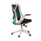 Removable Arms Office Chair Tilt Mechanism No Distressing Slide Chair with Wheels Black Green 1 Piece Without Headrest Clearhalo 'furn' 'furn_office_chair' 'Furniture' 'Office Chairs' 'Office Furniture' 'office_chair' 7677613