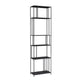 Moderne stijl Open Back boekenplank Verticale metalen boekenkast met planken
