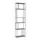 Moderne stijl Open Back boekenplank Verticale metalen boekenkast met planken