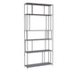 Moderne stijl Open Back boekenplank Verticale metalen boekenkast met planken