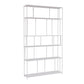 Moderne stijl Open Back boekenplank Verticale metalen boekenkast met planken