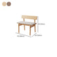 Rectangle Backrest Restaurant Bench Modern Seating Bench with Upholstered