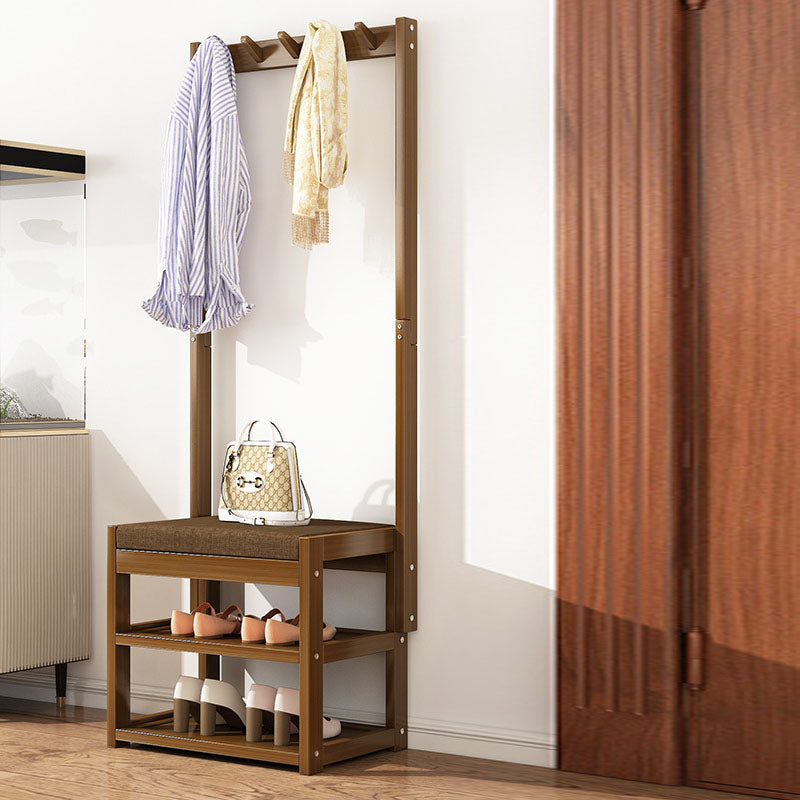Wooden Coat Hanger Modern Style Simple Household Floor Coat Rack https: res.litfad.com site img item 2023 02 09 7677891 1200x1200.jpg Clearhalo 'Entry & Mudroom Furniture' 'furn' 'furn_hall_tree_coat_racks' 'Furniture' 'Hall Trees & Coat Racks' 'hall_tree_coat_racks' 7677891
