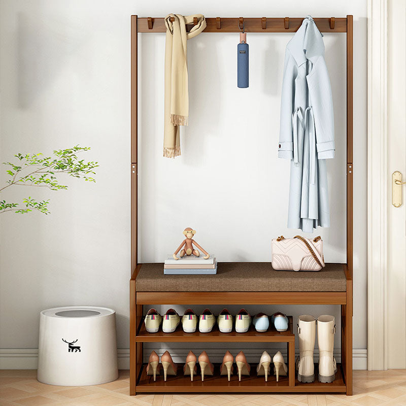 Wooden Coat Hanger Modern Style Simple Household Floor Coat Rack Clearhalo 'Entry & Mudroom Furniture' 'furn' 'furn_hall_tree_coat_racks' 'Furniture' 'Hall Trees & Coat Racks' 'hall_tree_coat_racks' 7677895