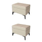Modern Leather Storage Ottomans Rectangle Storage Ottomans with 4 Legs