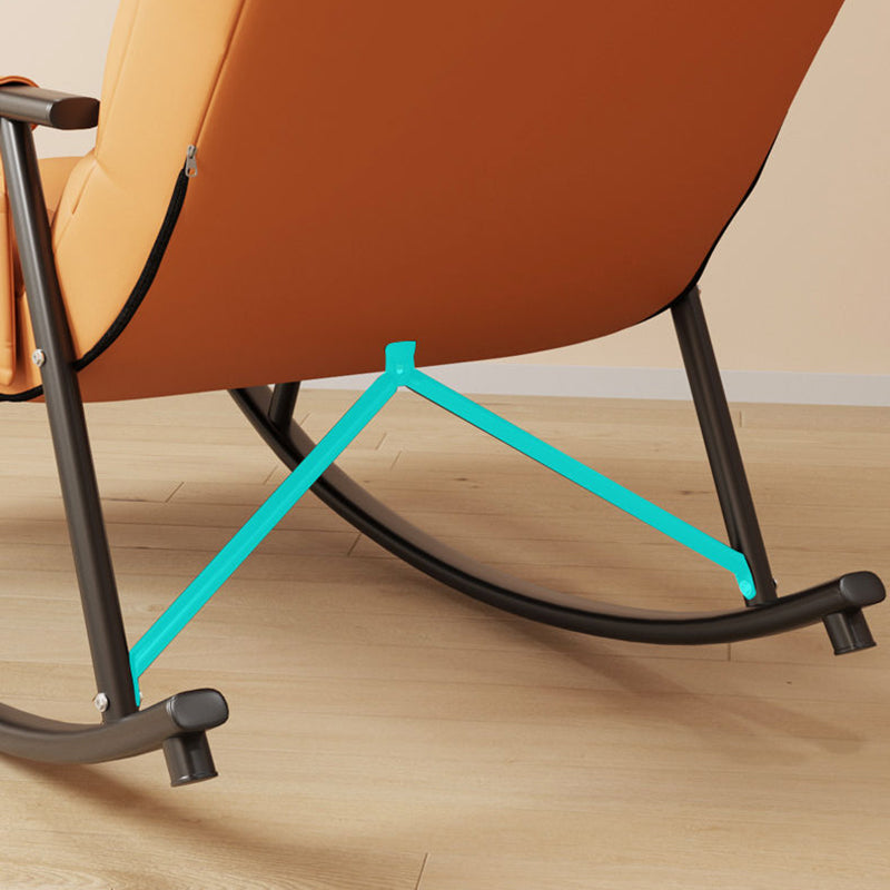 Sedia a dondolo pigro singola sedia da bosco di divani interni per camera da letto