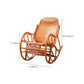 Traditional Rocking Chair Rattan Built-in Armrest Indoor Rocking Chair