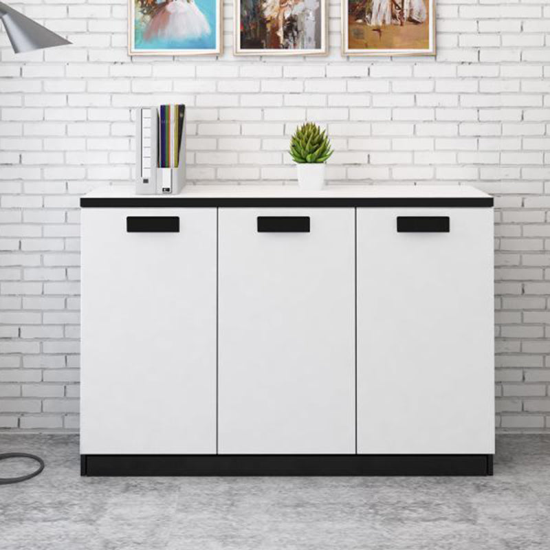 Lateral Filing Cabinet Wood Home Office Filing Cabinet with Storage Shelves Black-White 3 Clearhalo 'Filing Cabinets' 'filling_cabinets' 'furn' 'furn_filling_cabinets' 'Furniture' 'Office Furniture' 7678037