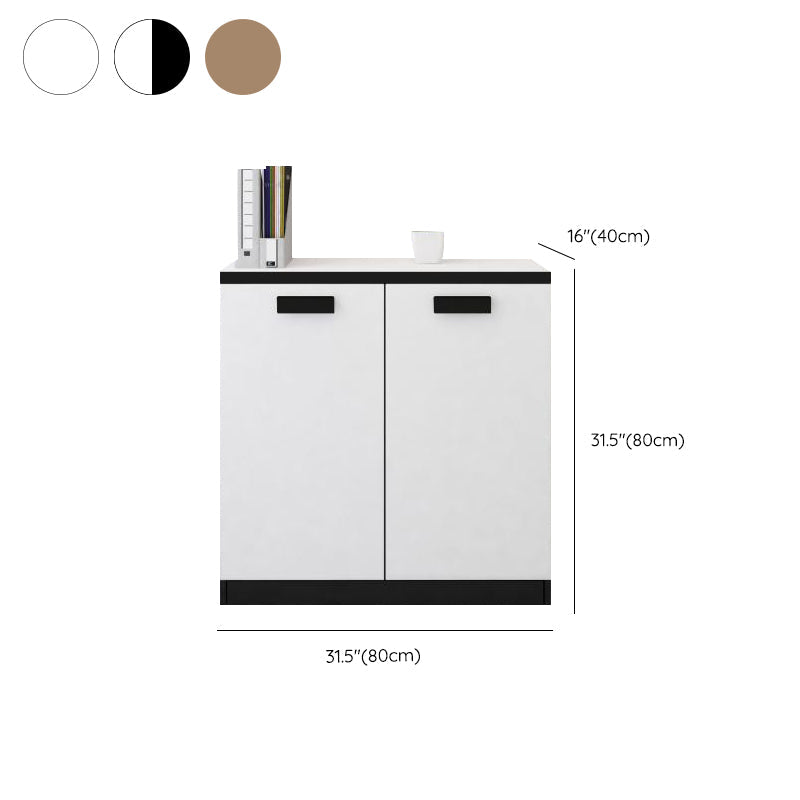 Archivo lateral Babyet Wood Moder de la oficina en el hogar Archivo con estantes de almacenamiento