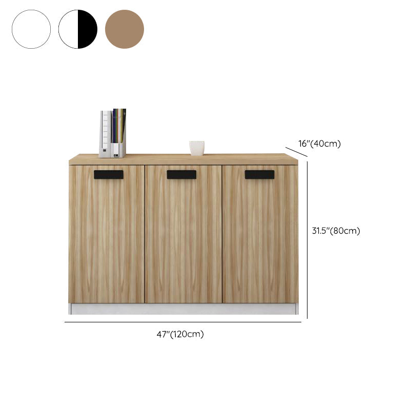 Archivo lateral Babyet Wood Moder de la oficina en el hogar Archivo con estantes de almacenamiento