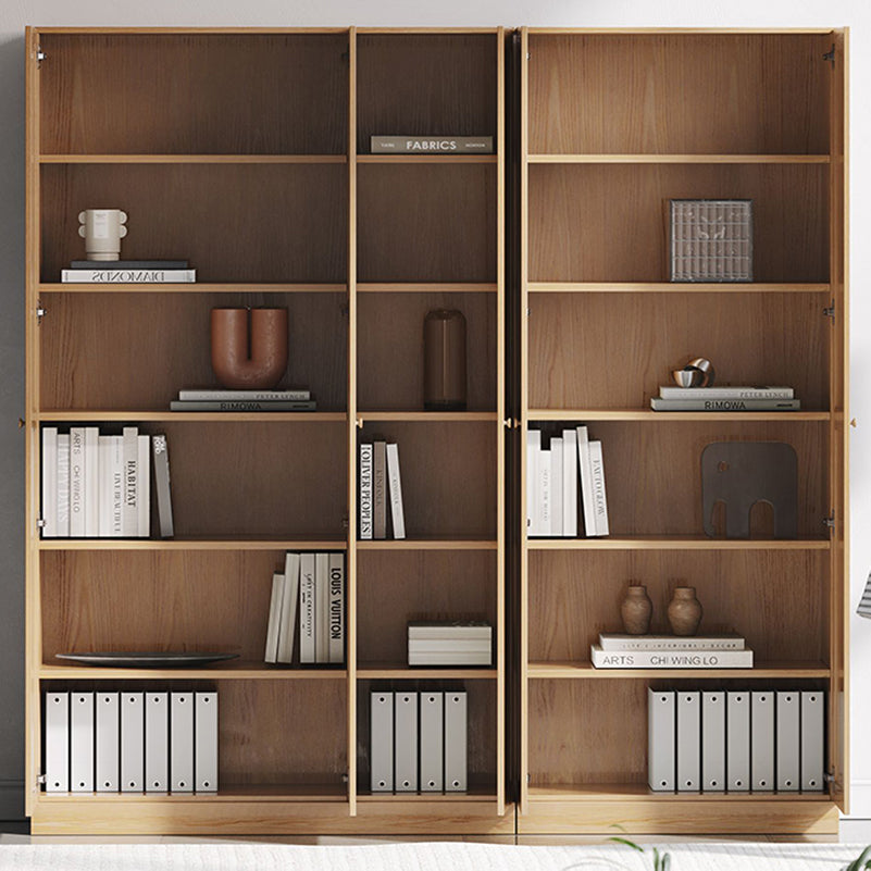 Storage Contemporary File Cabinet Solid Wood and Glass Frame Cabinet