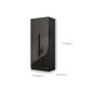 Modern Glass Doors Wardrobe Cabinet Black Bedroom Storage Cabinet