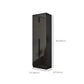Modern Glass Doors Wardrobe Cabinet Black Bedroom Storage Cabinet