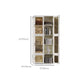 White Foldable Plastic Wardrobe Freestanding Wardrobe with Shelves