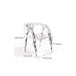 Moderner einfacher Armstuhl Harz Frame Dining Armstuhl für Esszimmer