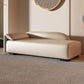 Scandinavian Upholstered Solid Color Genuine Leather One Armed Chaise Clearhalo 'Chairs & Seating' 'Chaise Lounge' 'chaise_lounge' 'furn' 'furn_chaise_lounge' 'Furniture' 'Living Room Furniture' 7684468