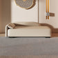Scandinavian Upholstered Solid Color Genuine Leather One Armed Chaise Clearhalo 'Chairs & Seating' 'Chaise Lounge' 'chaise_lounge' 'furn' 'furn_chaise_lounge' 'Furniture' 'Living Room Furniture' 7684469