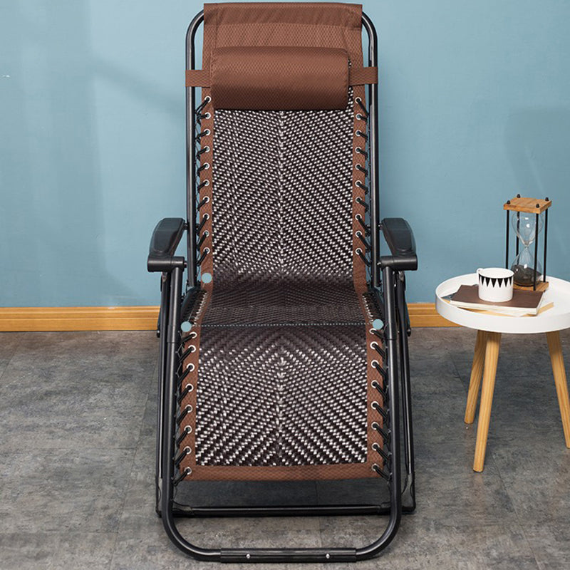 Metal Single Ergonimic Recliner Contemporary Standard (No Motion) with Arm Clearhalo 'Chairs & Seating' 'furn' 'furn_recliners' 'Furniture' 'Living Room Furniture' 'Recliners' 7684537