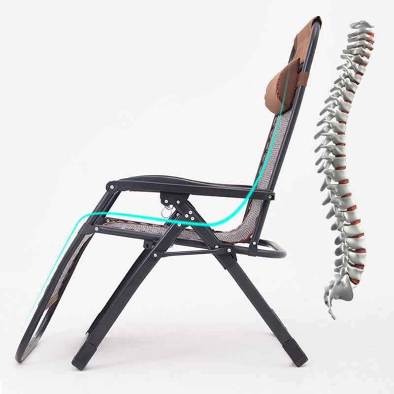 Metal Single Ergonimic Recliner Contemporary Standard (No Motion) with Arm Clearhalo 'Chairs & Seating' 'furn' 'furn_recliners' 'Furniture' 'Living Room Furniture' 'Recliners' 7684540