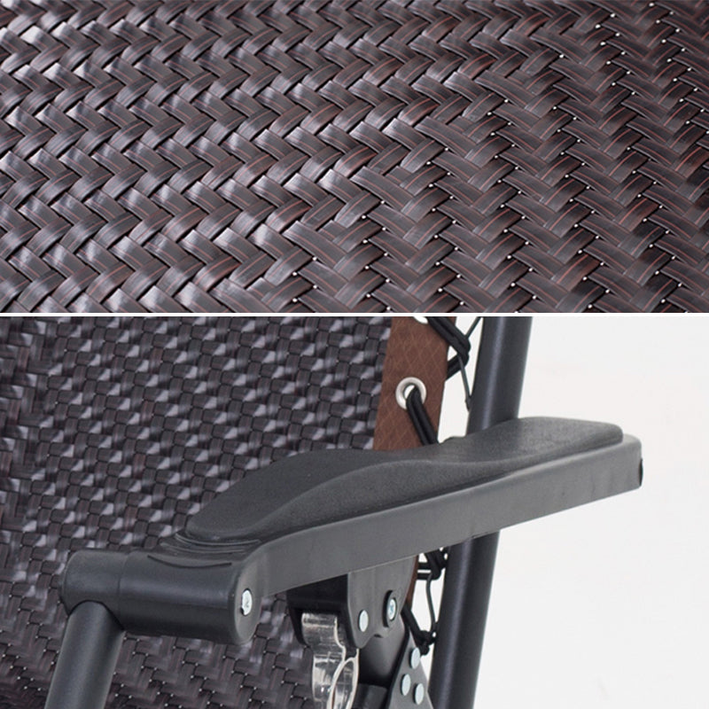 Metal Single Ergonimic Recliner Contemporary Standard (No Motion) with Arm Clearhalo 'Chairs & Seating' 'furn' 'furn_recliners' 'Furniture' 'Living Room Furniture' 'Recliners' 7684545