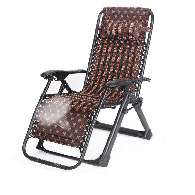 Metal Single Ergonimic Recliner Contemporary Standard (No Motion) with Arm Rocking Chair & Impregnated Bandage Brown Not Available Clearhalo 'Chairs & Seating' 'furn' 'furn_recliners' 'Furniture' 'Living Room Furniture' 'Recliners' 7684548