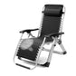 Metal Single Ergonimic Recliner Contemporary Standard (No Motion) with Arm Rocking Chair & Impregnated Bandage Silver Black Not Available Clearhalo 'Chairs & Seating' 'furn' 'furn_recliners' 'Furniture' 'Living Room Furniture' 'Recliners' 7684553