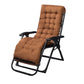 Metal Single Ergonimic Recliner Contemporary Standard (No Motion) with Arm Recliner & Impregnated Bandage & Full Body Cushion Dark Brown Brown Clearhalo 'Chairs & Seating' 'furn' 'furn_recliners' 'Furniture' 'Living Room Furniture' 'Recliners' 7684560