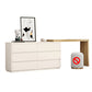 Bedroom Simple Make-up Vanity and Stool in White with Drawers