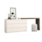 Bedroom Simple Make-up Vanity and Stool in White with Drawers