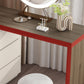 Bedroom Simple Make-up Vanity and Stool in White with Drawers