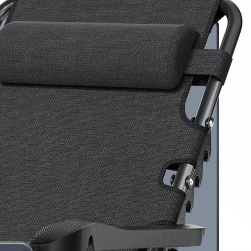 黒/金色の脚を備えた現代の金属ベースリクライニングチェア