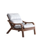 Traditional Recliner Chair with Solid Wood Legs and Arms Indoor Chair