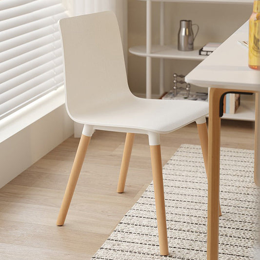 Zeitgenössischer offener Esstuhl Holzseitenstuhl für Esszimmer