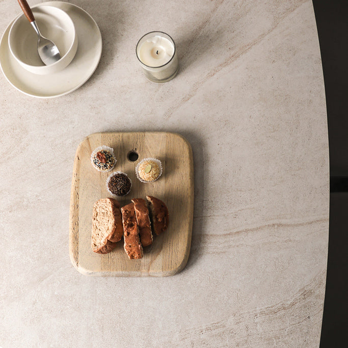 Modern Rectangle Ceramic Top Dining Table with Wood Legs for Living Room Clearhalo 'Dining Tables & Seating' 'Dining Tables' 'dining_table' 'furn' 'furn_dining_table' 'Furniture' 'Kitchen & Dining Furniture' 7685524