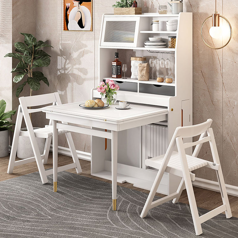 1/3/5 Pieces Modern Wooden Multi Purpose Dining Set for Home Clearhalo 'Dining Room Sets' 'Dining Tables & Seating' 'dining_room_set' 'furn' 'furn_dining_room_set' 'Furniture' 'Kitchen & Dining Furniture' 7685634