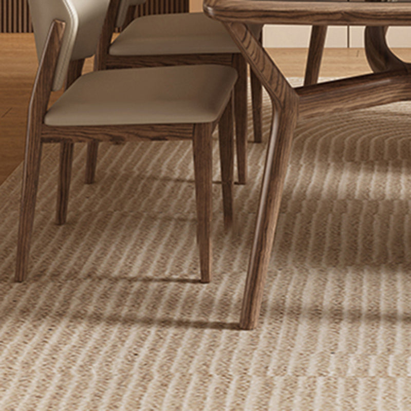 Contemporary Tempered Glass Top 4 Legs Base Dining Room Set for Kitchen