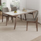 1/5/7 Pieces Modern Rectangle Sintered Stone Dining Set for Home