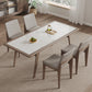 1/5/7 Pieces Modern Rectangle Sintered Stone Dining Set for Home