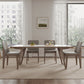 1/5/7 Pieces Modern Rectangle Sintered Stone Dining Set for Home