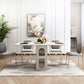 1/3/5/7 Pieces Modern Sintered Stone Multi Purpose Folding Dining Set for Home
