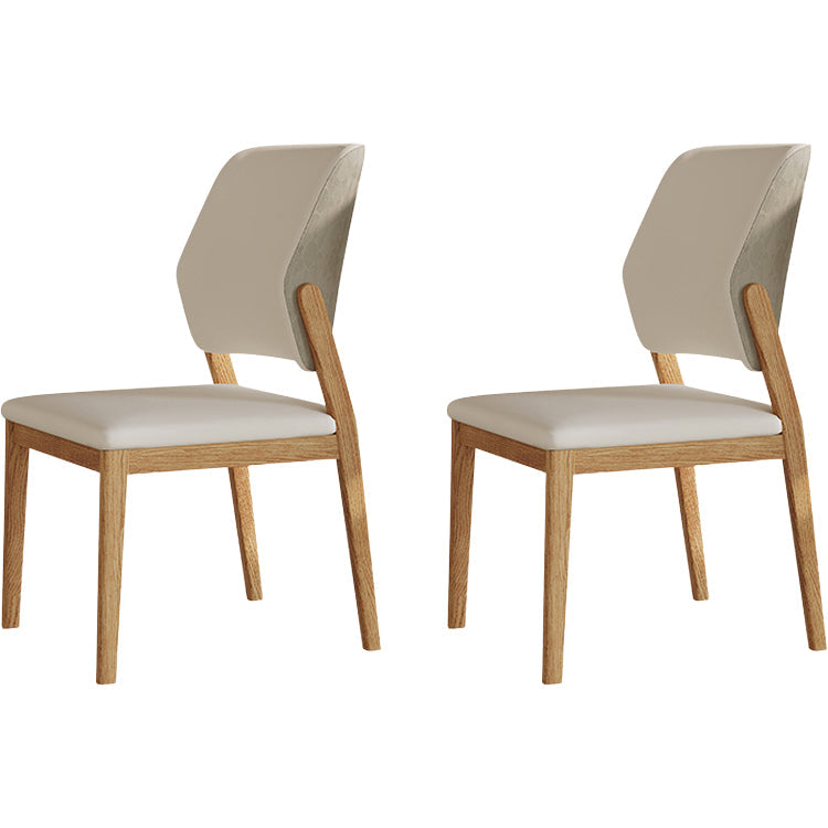 Zeitgenössischer Stil Massivholz 4 Beine Haus verwenden Essneitenstuhl