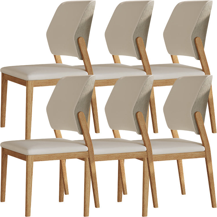 Zeitgenössischer Stil Massivholz 4 Beine Haus verwenden Essneitenstuhl