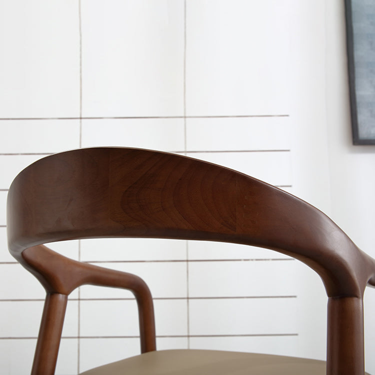 Zeitgenössischer Stil offener Rückenmassivholz Haus für Haus zu Hause Armstuhl