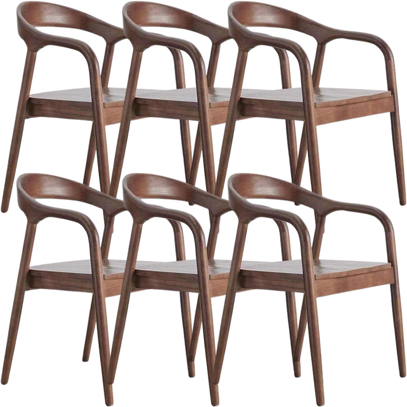 Zeitgenössischer Stil offener Rückenmassivholz Haus für Haus zu Hause Armstuhl