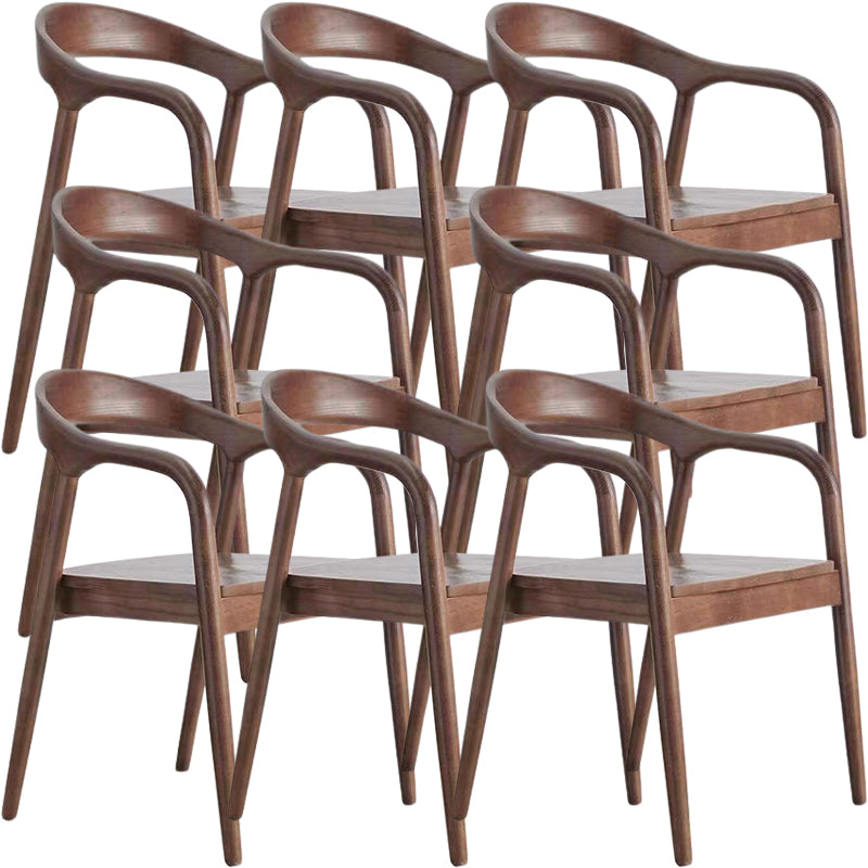 Zeitgenössischer Stil offener Rückenmassivholz Haus für Haus zu Hause Armstuhl