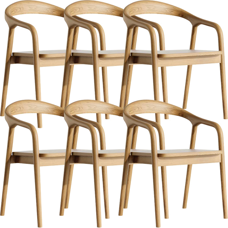 Zeitgenössischer Stil offener Rückenmassivholz Haus für Haus zu Hause Armstuhl