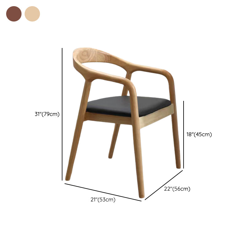 Zeitgenössischer Stil offener Rückenmassivholz Haus für Haus zu Hause Armstuhl